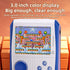 Portable Handheld Games: Retro Mini Video Game Console with 666 Classical FC Games, 3.0" Color Screen, S1-White