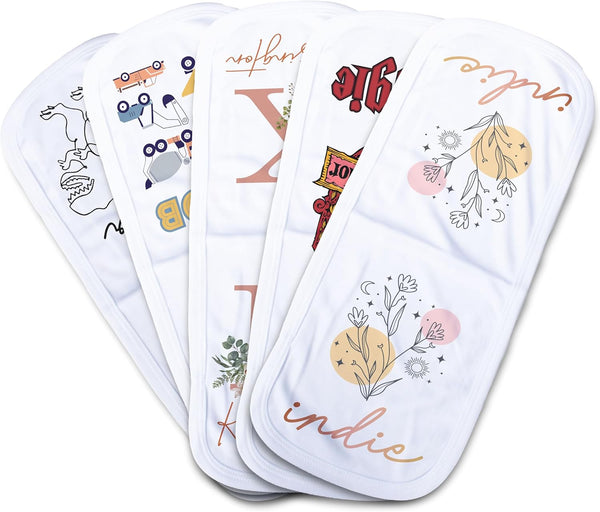 MYETCHEY Personalized Baby Burp Cloth - Unique for Boys & Girls- Burp Cloth