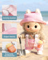 Set 6.69''/17cm Clothes for Labubu Clothes (NO Doll) fit Doll Clothes, Premium Outfit with Accessories, Pink-Popcorn
