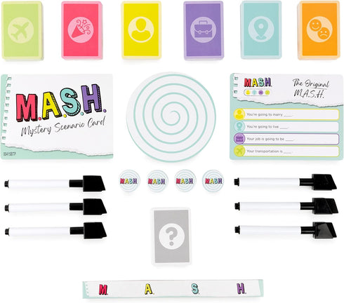 Spin Master Games MASH Fortune Telling Adult Party Game for Ages 17 and Up