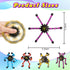 YAIUERL 24 Pcs Funny Sensory Fidget Toys,Deformable Chain DIY Robot Spinners Fingertip Stress Relief Gyro Toy Birthday