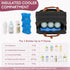 HavenMinds Pack, Detachable Breast Milk Cooler Travel Bag with Ice Double Layer Breast Pump Bag Compatible for Wearable