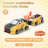 SOYUOI 2-in-1 Transforming Dinosaur Car Toy Magnetic Collision Robots for Kids | Exciting Transformation Play for Boys