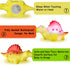 Light Up Bath Toys, 6 Packs Floating Dinosaur Bathtub Toys for Toddlers, No Hole Baby Bath Toys for Kids
