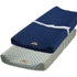 BlueSnail Ultra Soft Minky Dot Changing Pad Cover 2 Pack (Gray + Navy)
