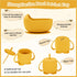 BXLL Set 10 Sets Silicone Baby Feeding Pcs Baby Led Weaning Supplies Suction Bowl Divided Plate Baby Bibs Fruit feeder