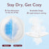 Momcozy Packaged (200 Count) Ultra-Thin Disposable Nursing Pads, Ultra-Absorbent and Breathable Portable Breast Pads