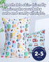 2 Pack 13"x 18" 14"x19" ALVABABY Toddler Pillowcases Organic Cotton Kids Pillow Cover Fit or Envelope for Girl Boy