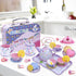 Set Playsets,Dress Set, 3-6 Tea Party for Little Girls,PRE-WORLD Princess Tea Time Toy with Food Sweet Treats Up