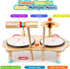 Set 6-in-1 13, Set WINGYZ Kids Drum Wooden Musical Instruments for Toddlers Montessori Baby Music with Drums, Cymbal