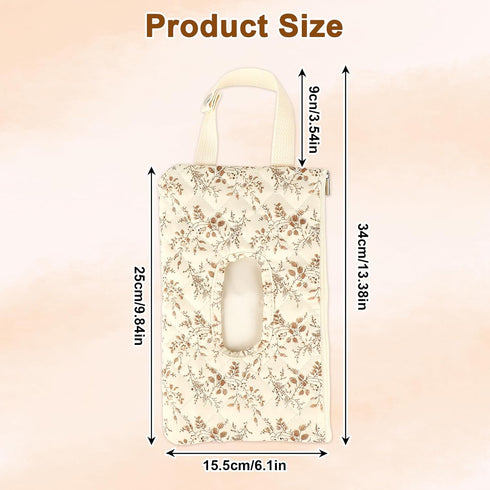 Wipes DispenserPortable Wipes Holder for Outdoor, Refillable Wipes Container, Wet Wipe Pouch for Travel, Wipe Holder