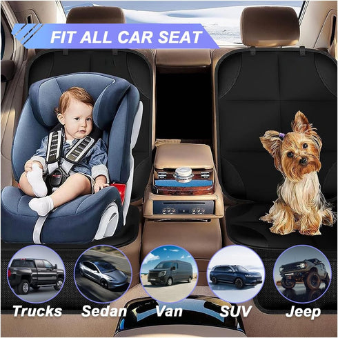 UHANBUT 600D (1PC) Baby Car Seat Protector for Child, Waterproof Baby Car Seats Cover with Non-Slip Backing, Fabric Car