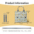 Compact Owl-Themed Waterproof Mini Diaper Bag - Multi-Function Travel Handbag