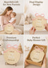 Forever My Baby You'll Be Wooden Sign Gift Acrylic Bow Tabletop Decor with Stand for Nursery, Kids Room & Home