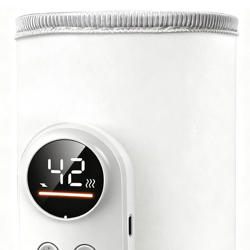 Generic 6 Bottle Warmer for Travel - Rechargeable Fast Heating Bottle, Portable Milk Warmer with Night Light, Cordless