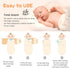 Miracle Baby 3-Pack 0-6 Baby Swaddle Sleep Sacks, Newborn Blanket Wrap Adjustable Breathable Soft Cotton for Months