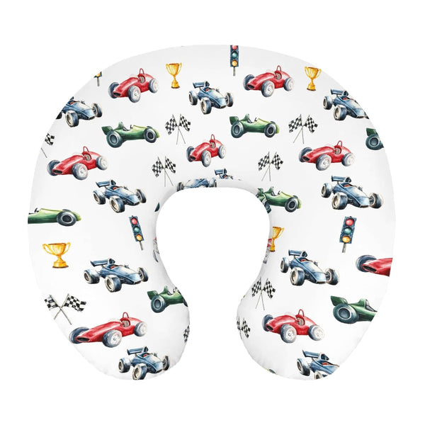 Wicbfdfv Cute Race Trophy Flag Traffic Light Nursing Pillow Cover Stretchy and Soft