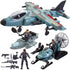 JOYIN Military Toy Set, Airplane, Role Play Fighter Jet with Soliders, Army