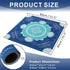 Eueiykw Bag31.5 31.5in Mahjong Mat for Table with Carrying * Non-Slip Noise Reduction Gaming Mat for Mahjong, Poker