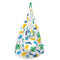 CHARLIE BANANA Reusable and Washable Cloth Diaper Wet Bag, Waterproof Hanging Diaper