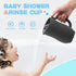 mandoo Baby Bath Rinse Cup - Food Grade Silicone - Shampoo & Body Washing Rinser Cup for Kids with Easy Grip Handle