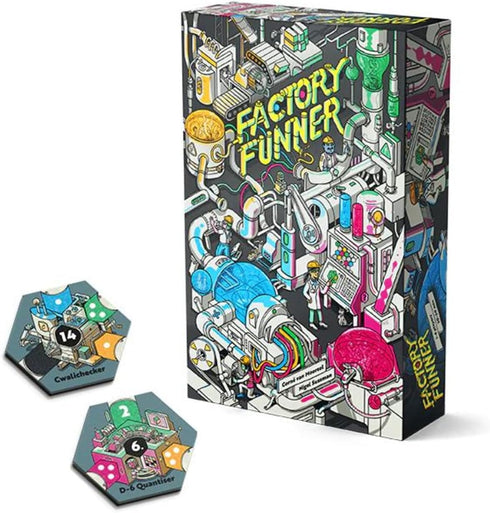 Factory Funner Board Game for 1-6 Players, 20-40 Minute Play Time.