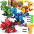 BAODLON Dinosaur Toys for Boys Age 3-7, Take Apart Building Toy with Electric Drill, Educational STEM Gift