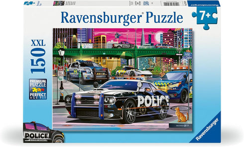150 Ravensburger Police on Patrol XXL Piece Jigsaw Puzzle for Kids - Every Piece is Unique, Pieces Fit Together
