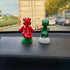 Green Solar Powered Dancing Dinosaur Decoration Gift, Swinging Dancer for Desk and Dashboard Home Decor