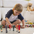 People Figurines Mini Trains, 1:25 Scale Painted Figures for Dollhouse Scenes, Standing and Sitting Plastic People