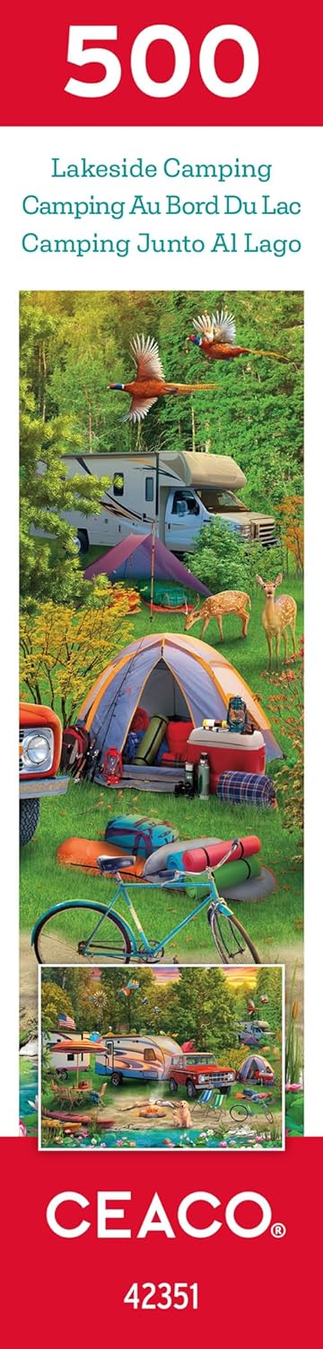 Ceaco - Lakeside Camping - 500 Piece Jigsaw Puzzle
