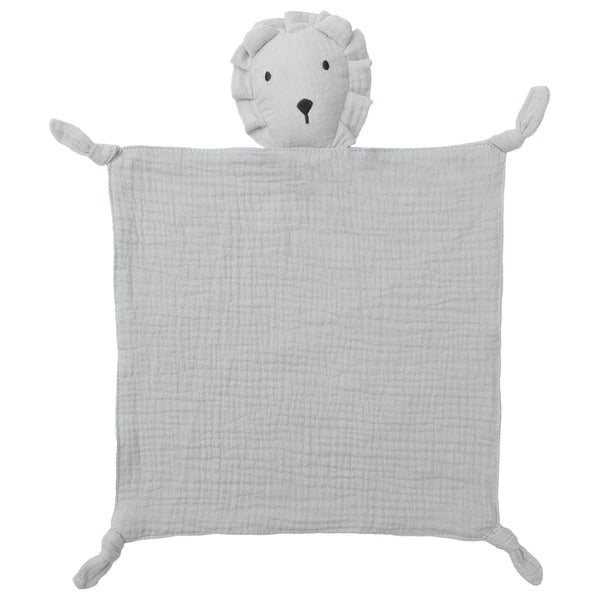 Newborn Baby Loveys Security Blanket - Muslin Soft & Breathable Organic Cotton Lion Lovies for Boys Girls Unisex