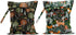 Wenboco 2Pcs Forest Animals Print Wet Bags, Wet Dry Bag Reusable for Swimsuit,