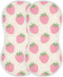 decor gift 4 Pack 22x11in Cotton Baby Burp Cloths Soft and Absorbent? Cute Cartoon Strawberry Flower Feed Cloth
