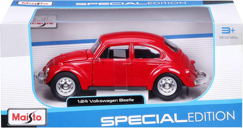 Maisto 1:24 Scale Volkswagen Beetle Diecast Vehicle (Colors May Vary)