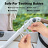 Toy Straps for Baby Silicone Pacifier Clips Adjustable Stretchable Teether Straps for Strollers, High Chair, BPA Free
