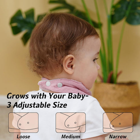 Kewlife gift Muslin Baby Bibs Baby Drool Bandana Bibs for Baby Girls Boys Infant Newborn Toddler Drooling and Teething
