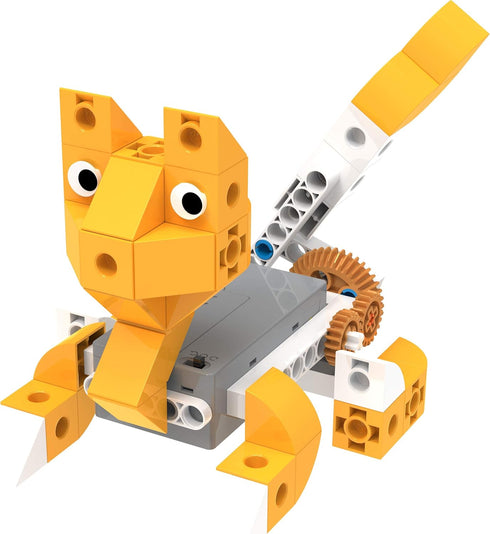 8 Thames & Kosmos Kids First Robot Pet Shop: Owls, French Bulldogs, Sloths & More! STEM Experiment Kit for Young