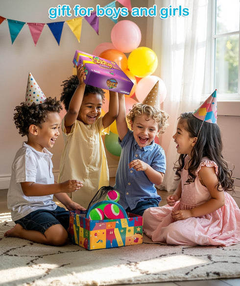 Set, 3 4 5 6 7 8 4-8 8-12 Kids Toys Toss and Catch Game Toys for Year Old Boys Girls Birthday Gift, Yard Outdoor Games