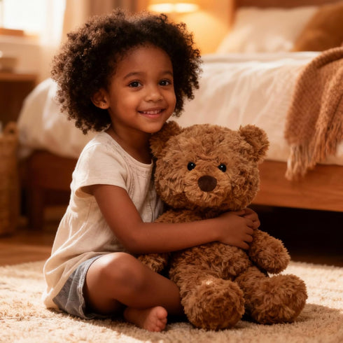 13 Inches Teddy Bear Stuffed Animals Premium Teddy Bear Plush Toys Soft and Comfort Plushies Gift for Kids, Brown
