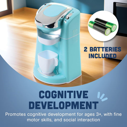 CP Toys Playset 3+ Constructive Playthings Kids Coffee with Pods for Imaginative Play, Kitchen Appliances Learning Toy
