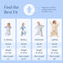 Cozy 3-6 SleepingBaby Zipadee-Zip Transition Swaddle - Baby Swaddling Blanket with Zipper Convenience - Roomy Wearable