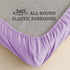 NookZuzu 3 Set,Purple Set 3-Piece Set Set Piece Toddler Sheet Basics Bed Sheet for Toddler,Microfiber Sheet Soft