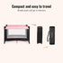 Dream On Me Nest Portable Baby Playard, Lightweight Foldable Travel Play & Nap Space with Carry Bag, Breathable Mesh