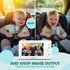 Chuanganzhuo 1080P 5inch 5inch, Baby Car Camera with Advanced Night Vision, AHD IPS Full View Baby Monitor, Carseat