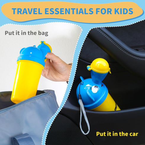 ONEDONE Portable Baby Child Potty Urinal, Emergency Toilet for Camping and Travel