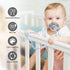 Toy Straps, Pacifier Holder Clip, Pure Silicone Material, BPA Free, for Teethers and Baby Cribs