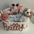 OAEUQ 1) Custom Baby Name Basket, Baby Shower Gift Basket, Diaper Caddy For Baby Girl-Cotton Rope Diaper Caddy,Diaper