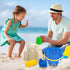 Beach Sand Toys for Kids, 27pcs Castle Molds, Bucket, Shovel Tool Kit, Sandbox Toys for Toddlers, Bonus Mesh Bag