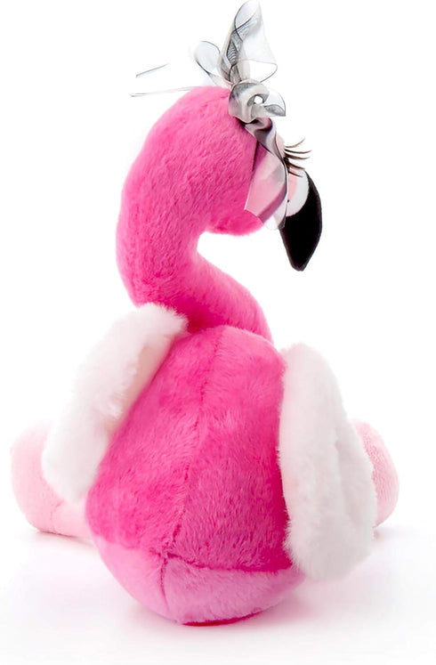 The Petting Zoo Lash'z Flamingo Stuffed Animal, 14 inches Plush Toy for Girls